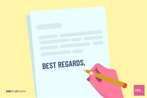 another word for best regards|Best Regards and Other Alternative Ways to end an .